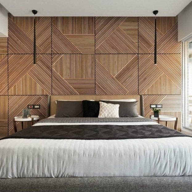 BRECK + FOX - Wholesale Wall Paneling - 3D Wood Wall Panels 4-Piece Set