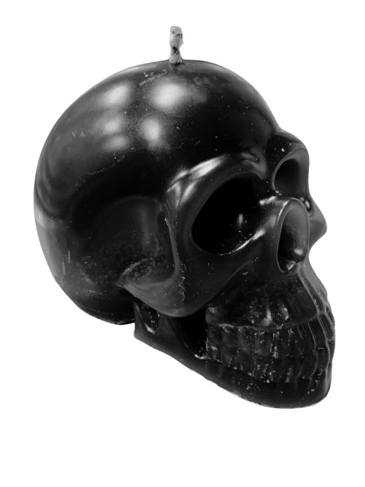 Solid Color Skull Candle for wholesale by Figure Candle Company
