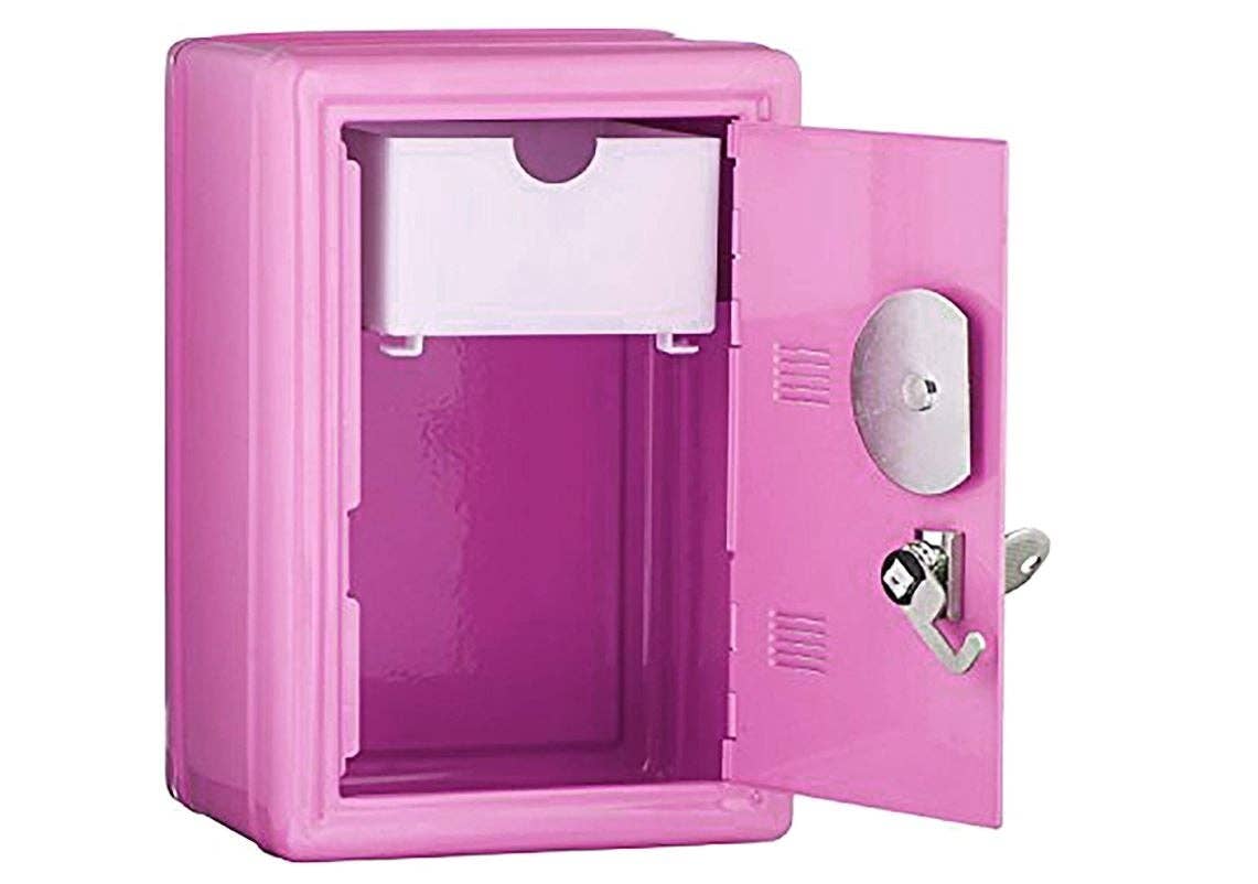 Play N Party - Wholesale Money/Piggy Bank - Kids & Baby - Kids Glitter Safe Bank - Mini Locker with Glitter2