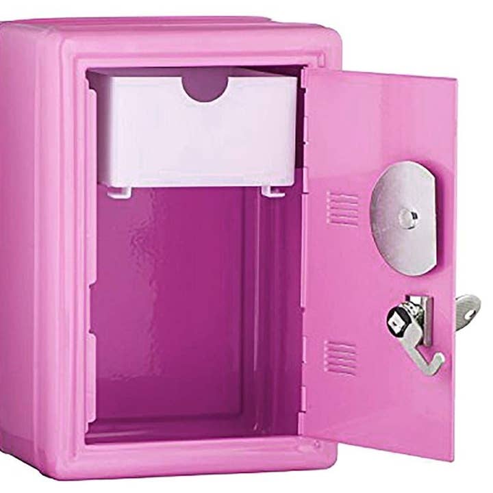 Play N Party - Wholesale Money/Piggy Bank - Kids & Baby - Kids Glitter Safe Bank - Mini Locker with Glitter2