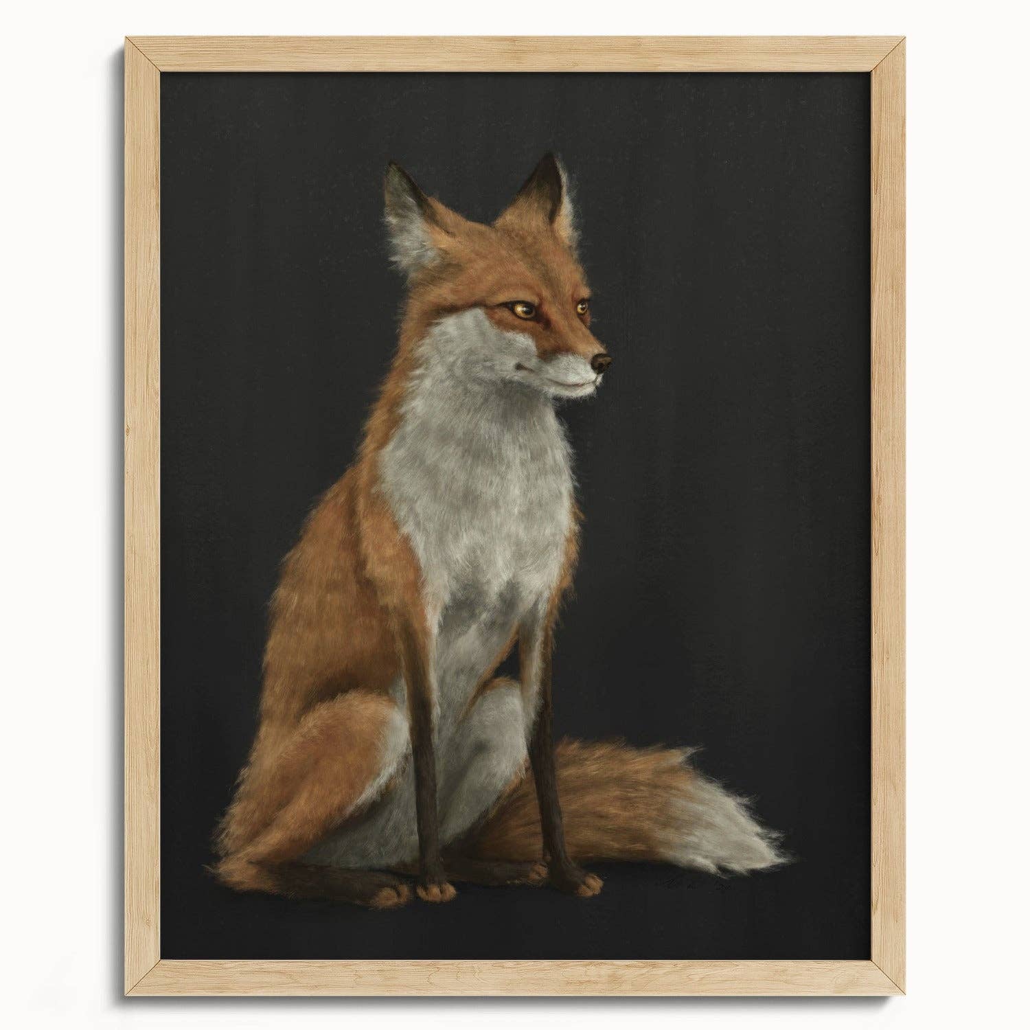 The Ugly Cat Studio - Wholesale Art Print - Red Fox Fine Art Print - Black Edition20