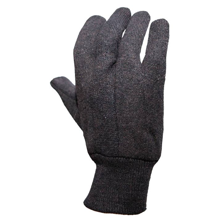 G & F Products - Wholesale Gloves - Unisex - Heavy Weight 9OZ. Brown Jersey Work Gloves, 12 pairs