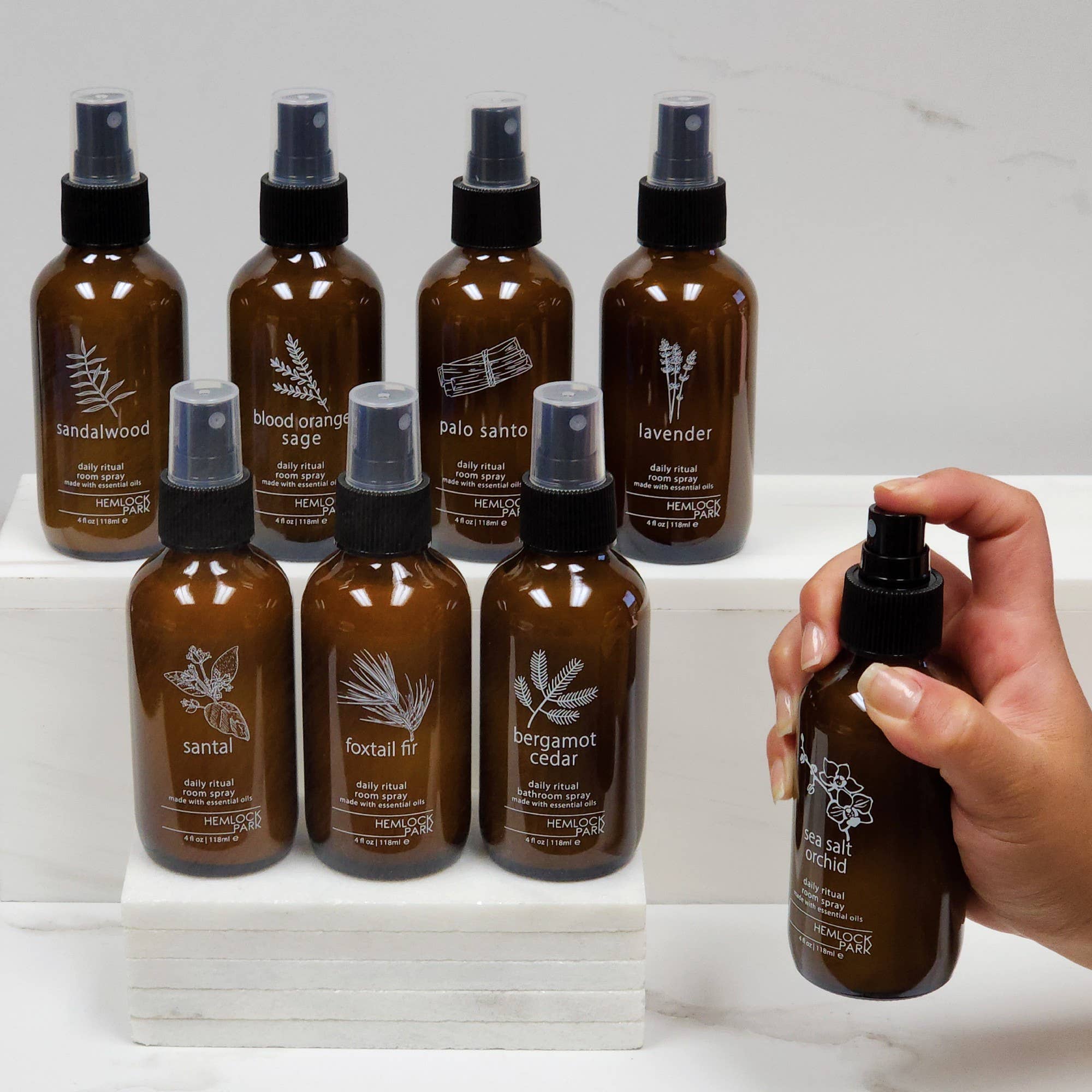 Hemlock Park - Vente Vaporisateurs d'ambiance et de linge - Lavande | Vaporisateur pour chambre et linge 4 oz1