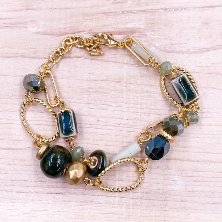 Ensemble de bracelets Stella - Vert pour la vente par MM Designs