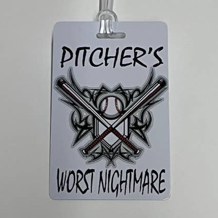 Baseball Bag Tag for wholesale by SGbagtags