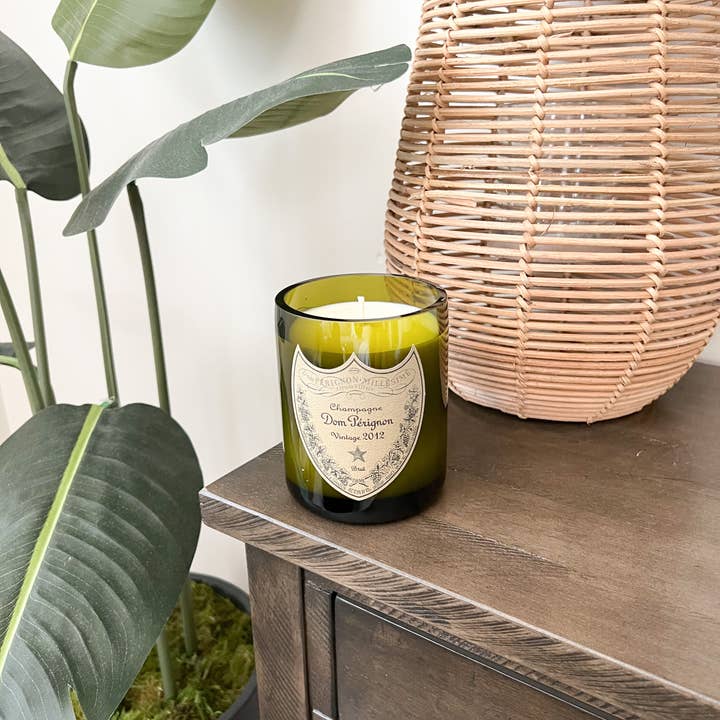 Scottsdale Candle Co - Wholesale Jar/Filled Candle - Recycled Dom P Bottle - Vintage Label Candle5