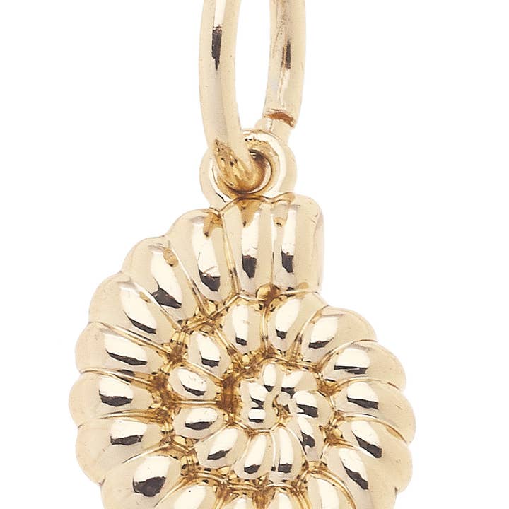 Mini Spiralformad Snäckberlock i Glänsande Guld för wholesale av Canvas Style