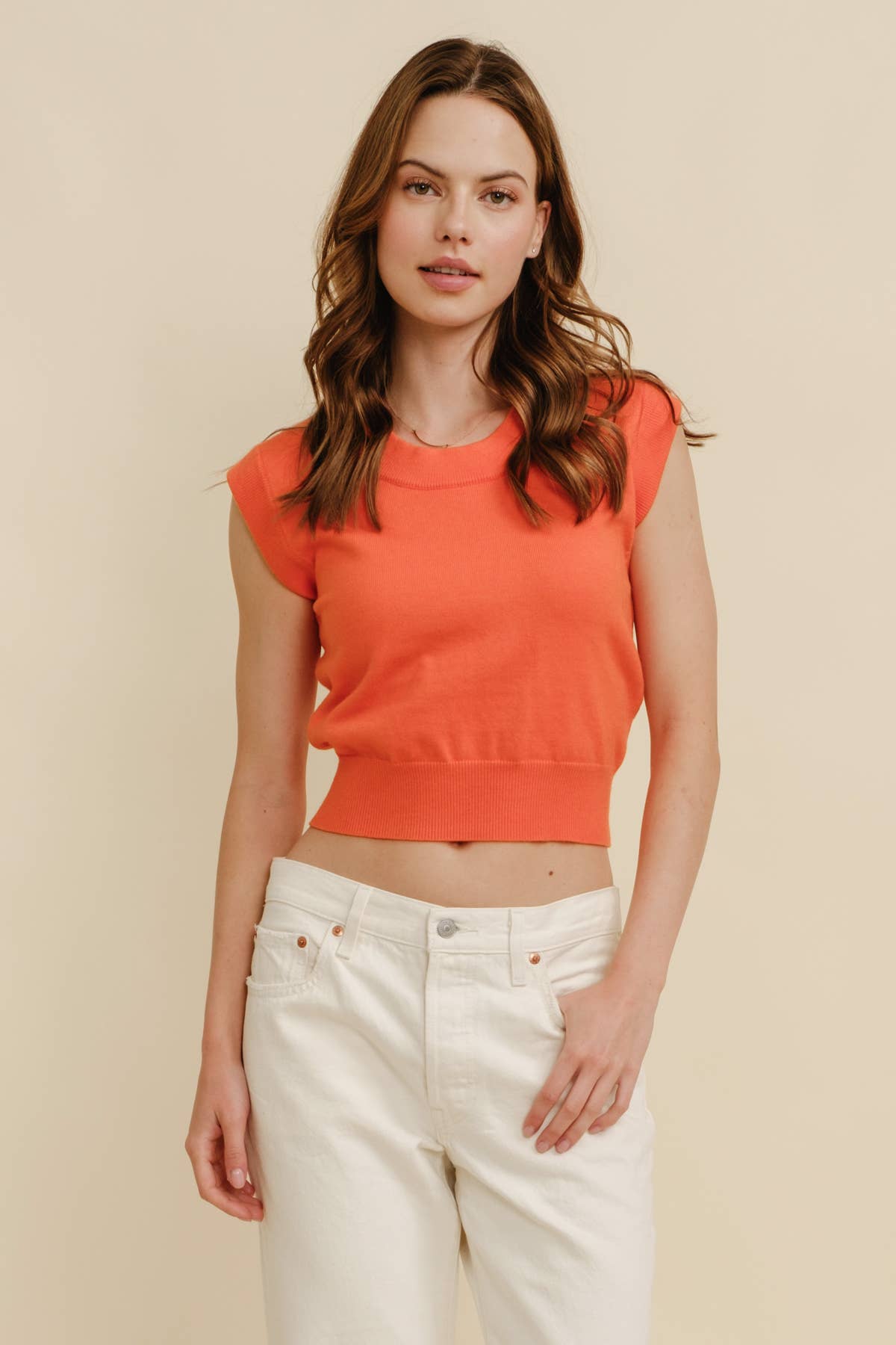 Cloud Ten - Wholesale Knit Sweater - Women's - CSW9821 - Women's Rib Neck Knit Sweater11