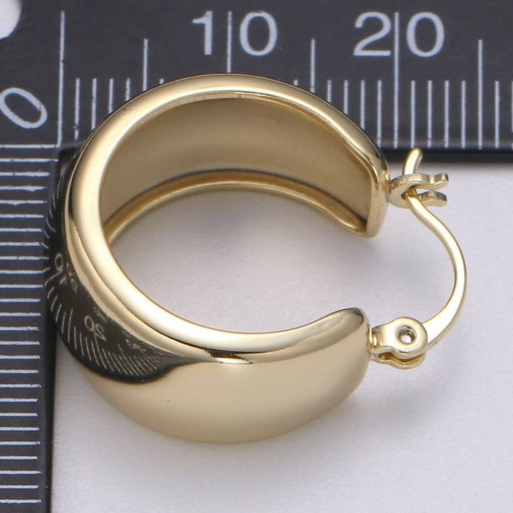 Aim Eternal - Wholesale Hoop earrings - Chunky Hoop Earring Gold Filled Earring Everday Wear Statement Jewelry7