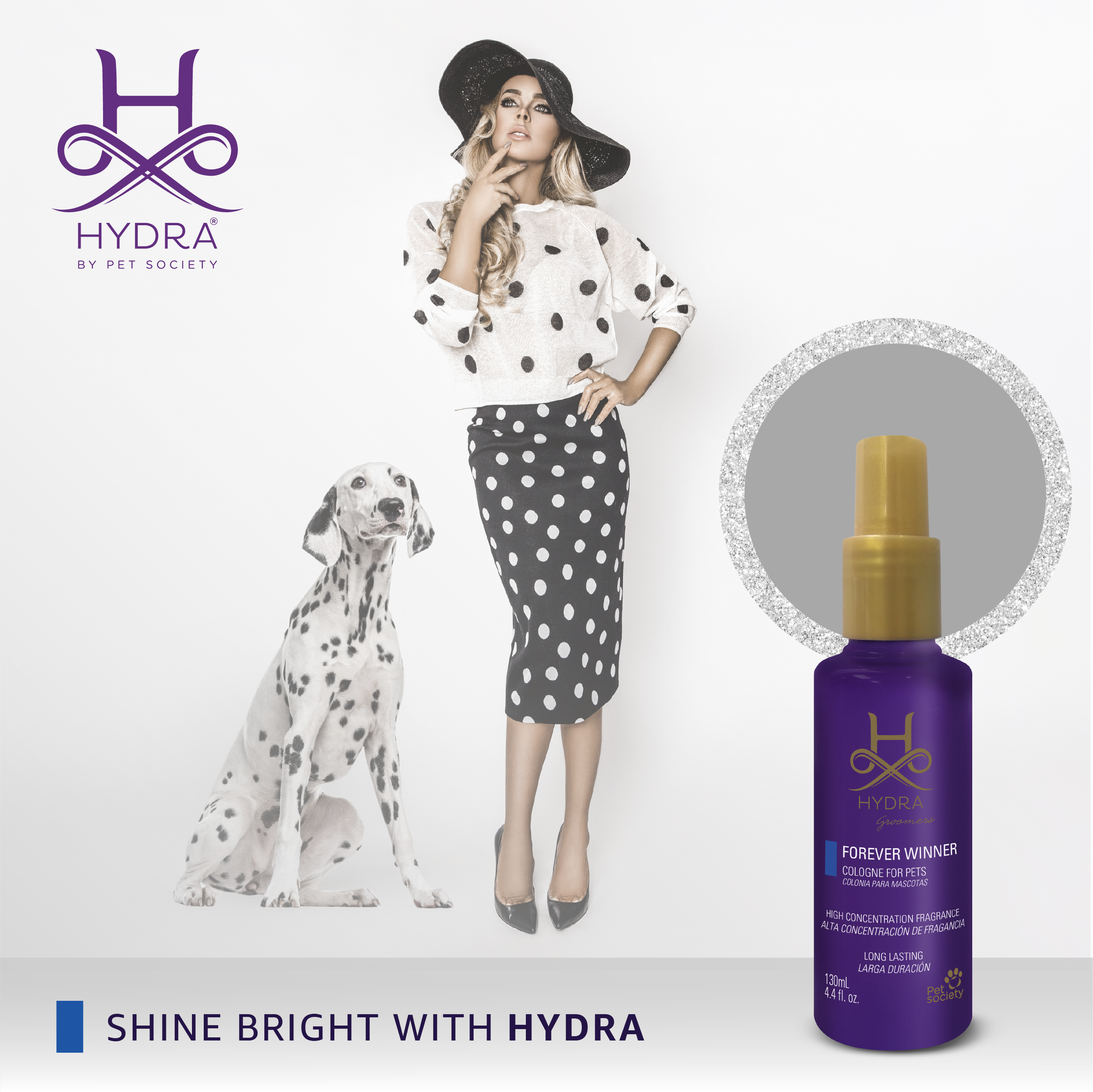 Hydra by Pet Society - Wholesale Pet Spray - Cat/Dog - Hydra Professional Forever Winner Cologne2