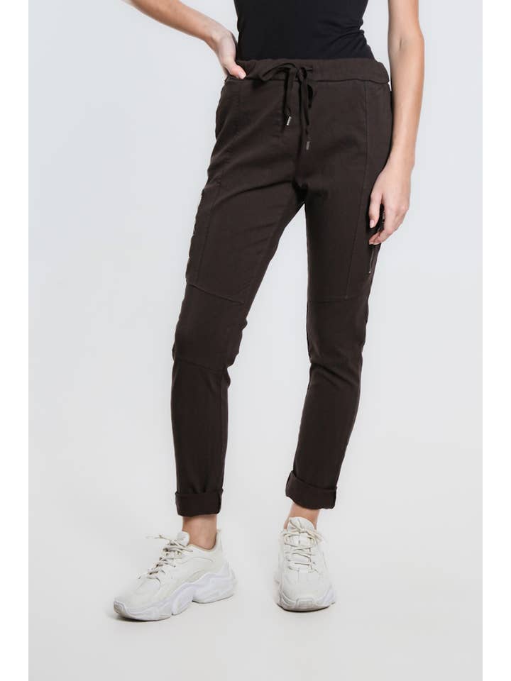 TINA Stephens Italy/Tees By Tina - Wholesale Pants - Women's - Danica Side Zipper Pant (PL155)44