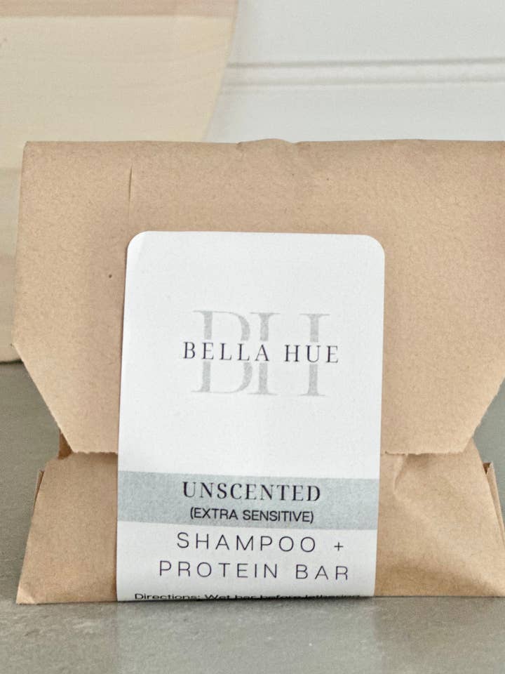 Barre de shampooing (Non parfumée | Cuir chevelu sensible, Sans huiles essentielles) pour la vente par Bella Hue LLC