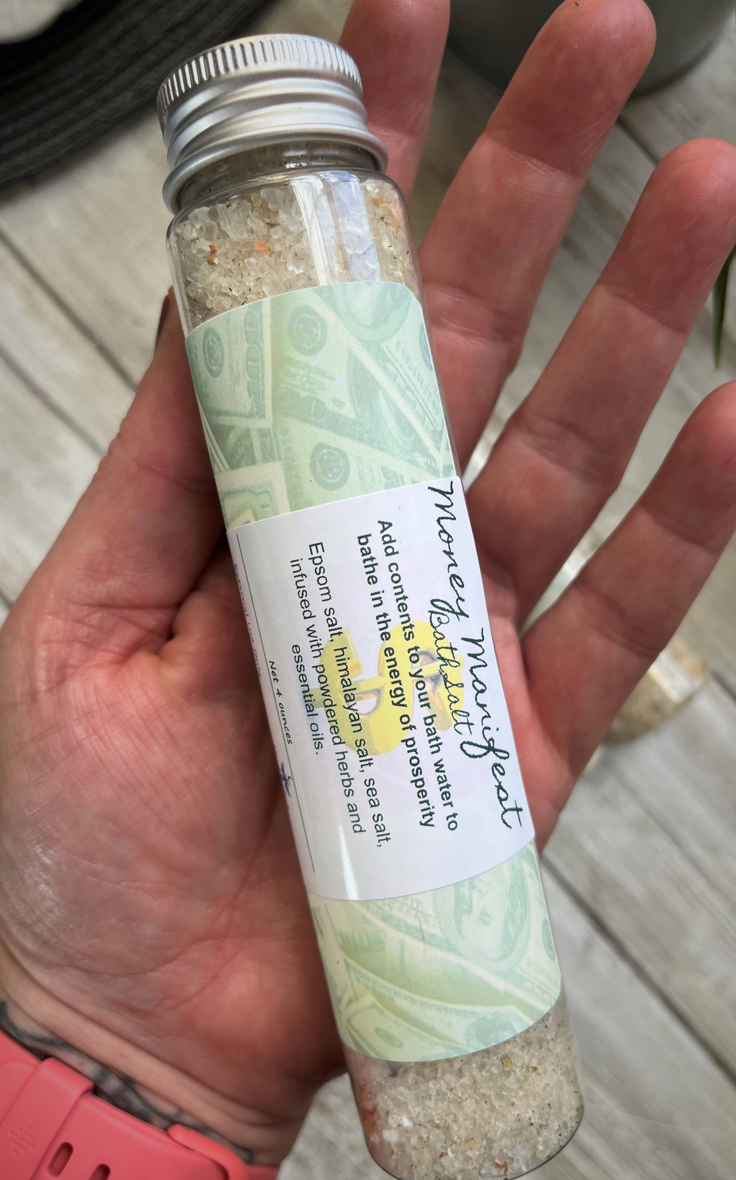 My Enchanted Path - Wholesale Bath Salts - Money Manifest Bath Salt | Prosperity Ritual Salts5