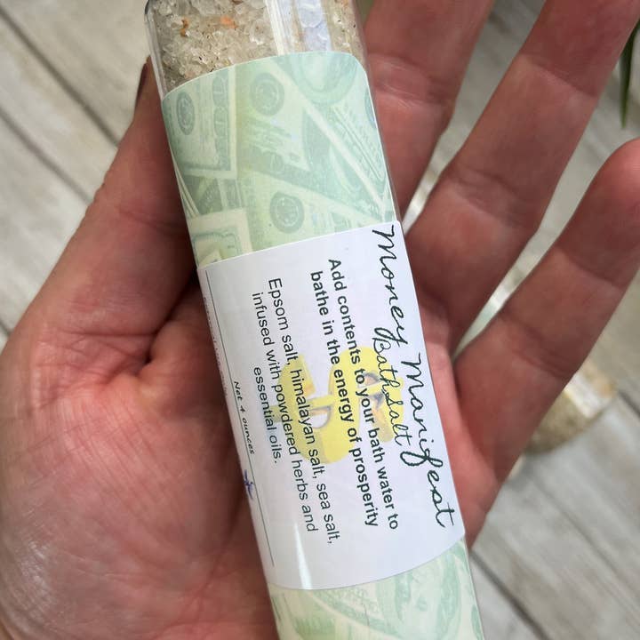 My Enchanted Path - Wholesale Bath Salts - Money Manifest Bath Salt | Prosperity Ritual Salts5