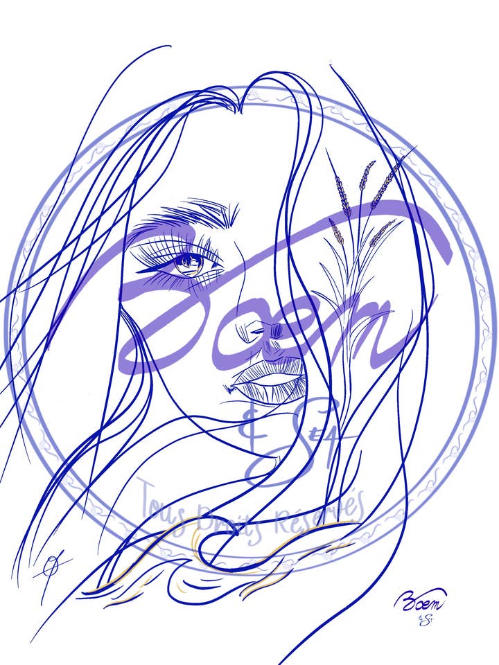 Illustrazione - Wild Wave Saint-Tropez per la vendita all'ingrosso da parte di BOĒM & SEA