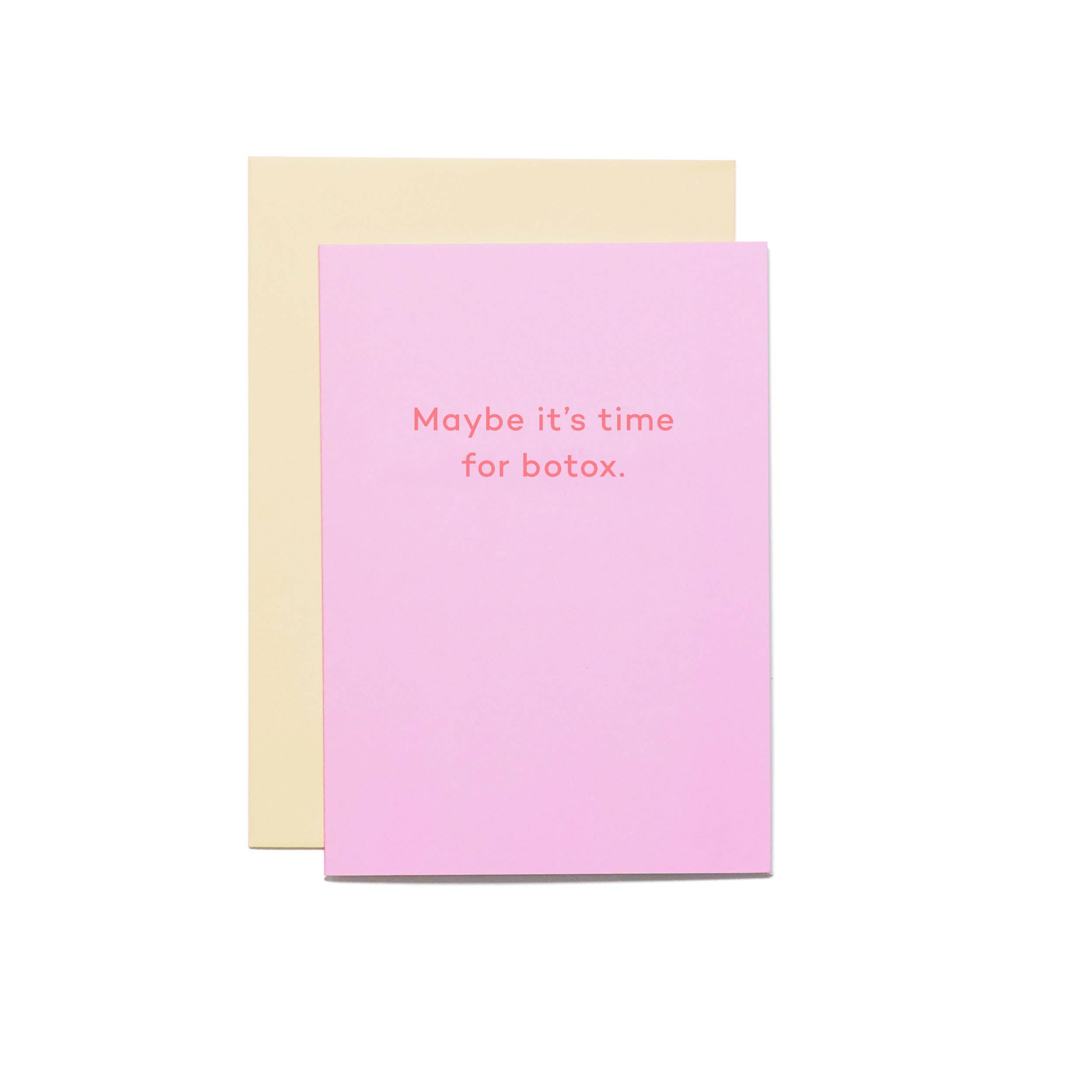 Mean Mail – wholesale Birthday card – Maybe It's Time for Botox. birthday card1