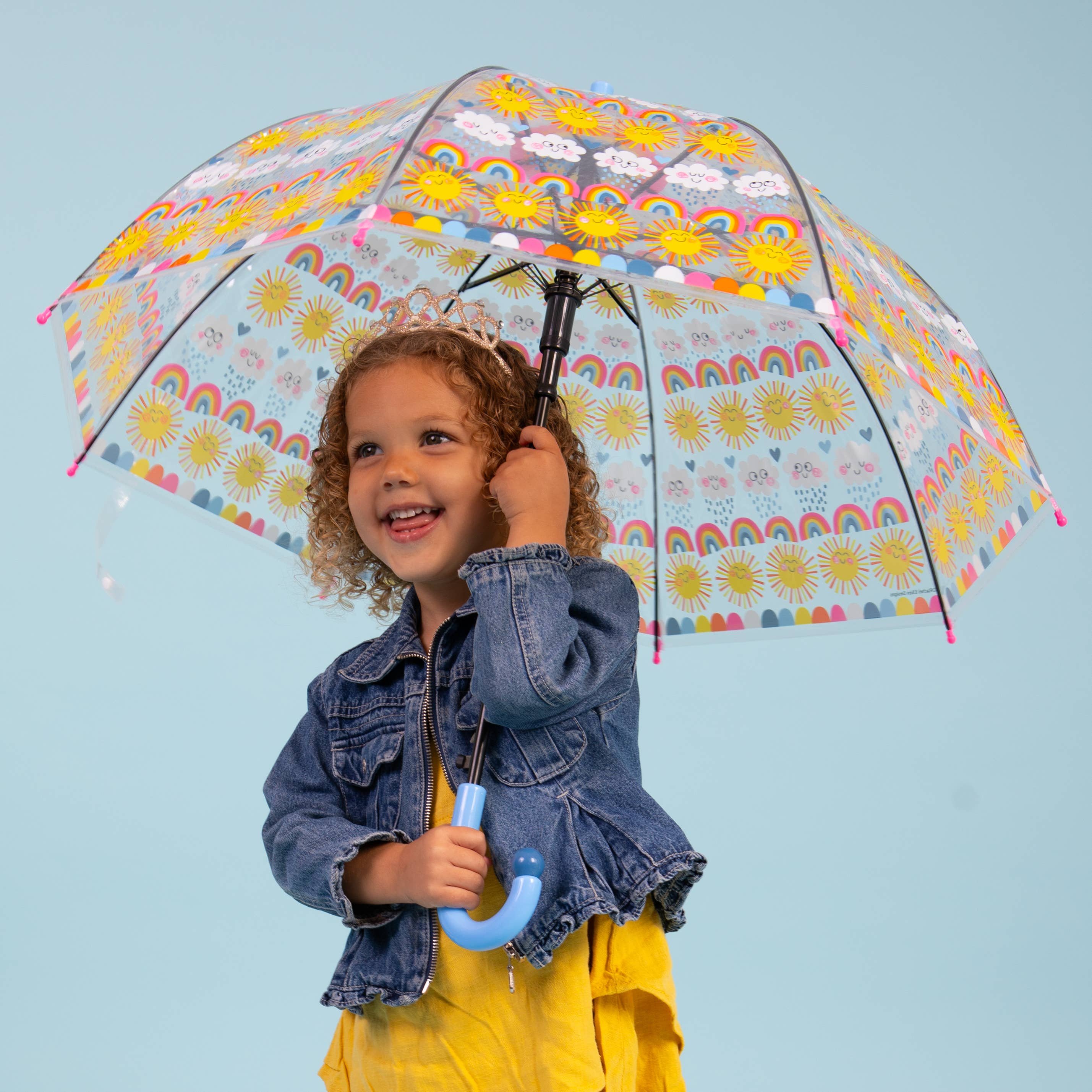 Rachel Ellen Designs – Großhandel Regenschirm – Kinder – Kinderregenschirm - Sonne, Regenbögen & Wolken9