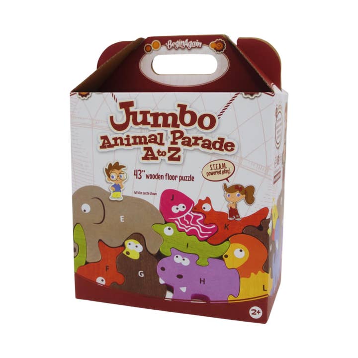 Animal Parade A to Z - Jumbo Version for wholesale by BeginAgain