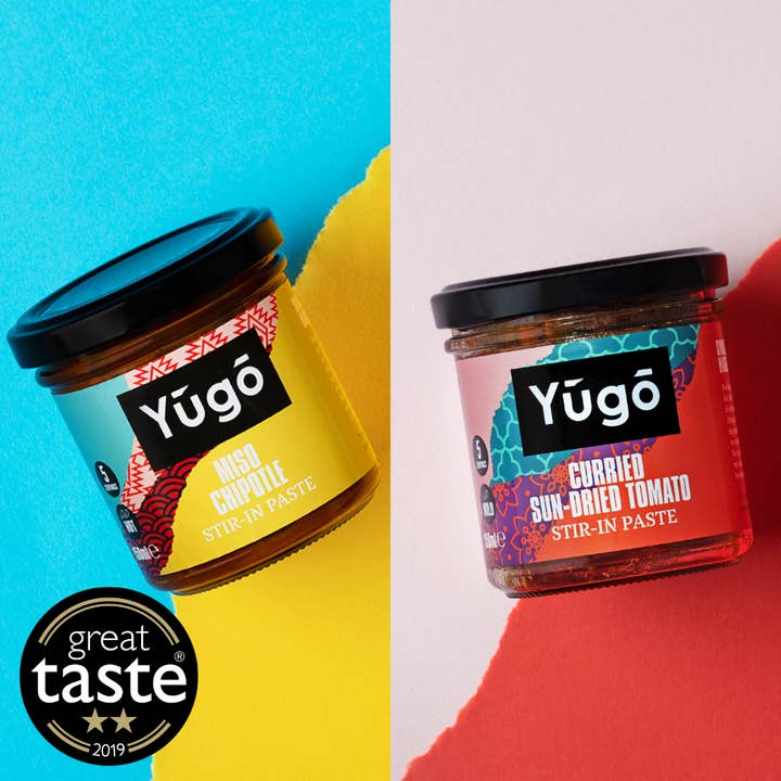 Umami Bomb (3 Miso Chipotle + 3 Curried Sun-Dried Tomato) (150mL x 6) for wholesale by Yugo Spice
