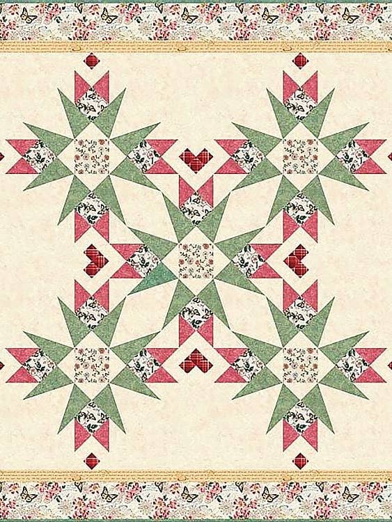 Butterfly Sparkle Mini-Quilt Pattern for wholesale by PhoebeMoon Designs