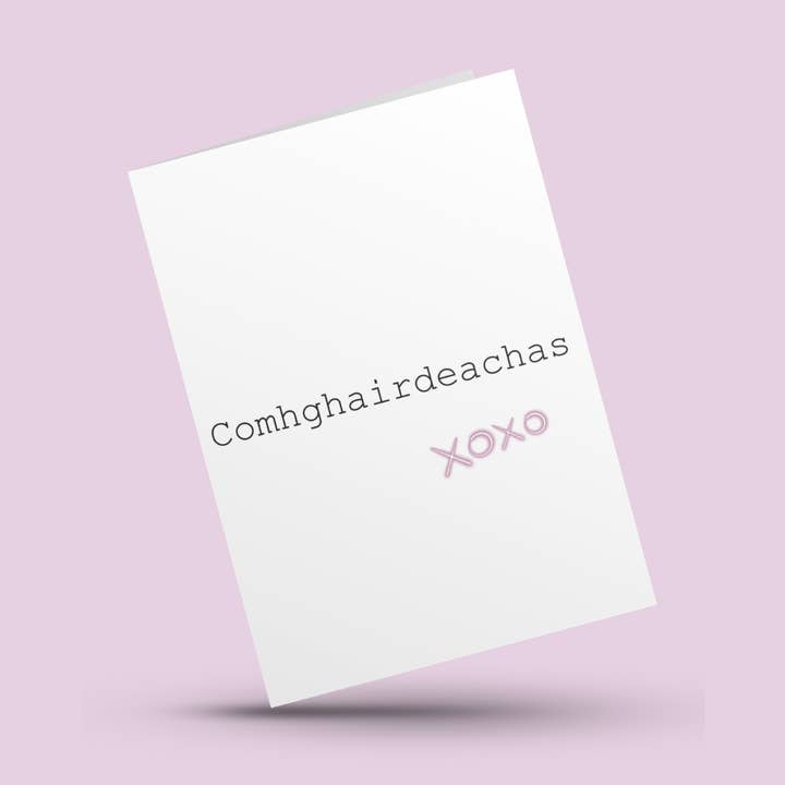 Cartão de Parabéns em Irlandês por atacado de Cherie Cards