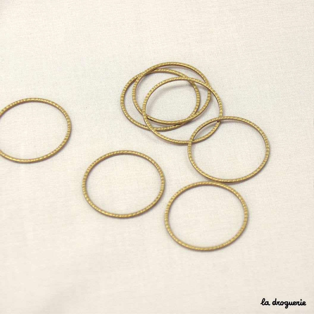 LA DROGUERIE - Vente Perle - Anneau Ciselé 35 mm3