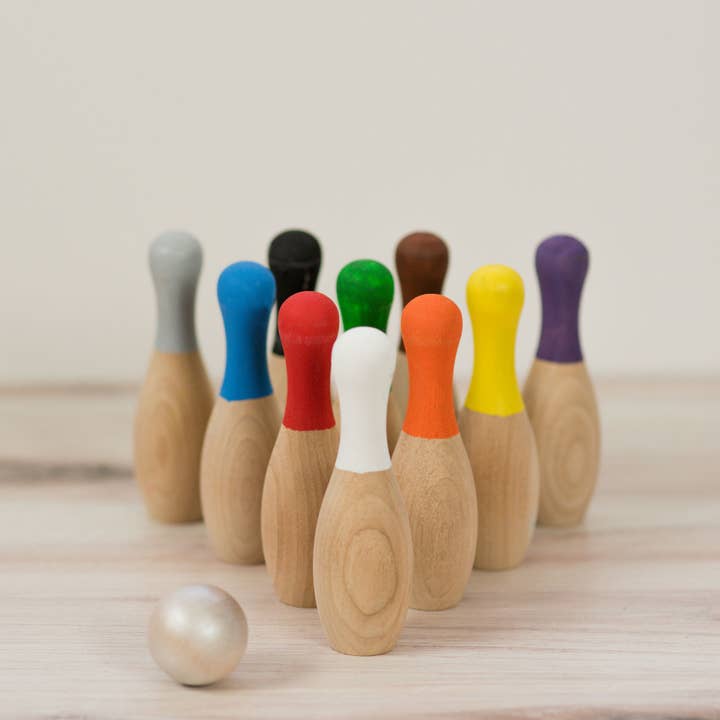 Woodpeckers Crafts - Wholesale DIY Craft Kit - Wood Bowling Pins1
