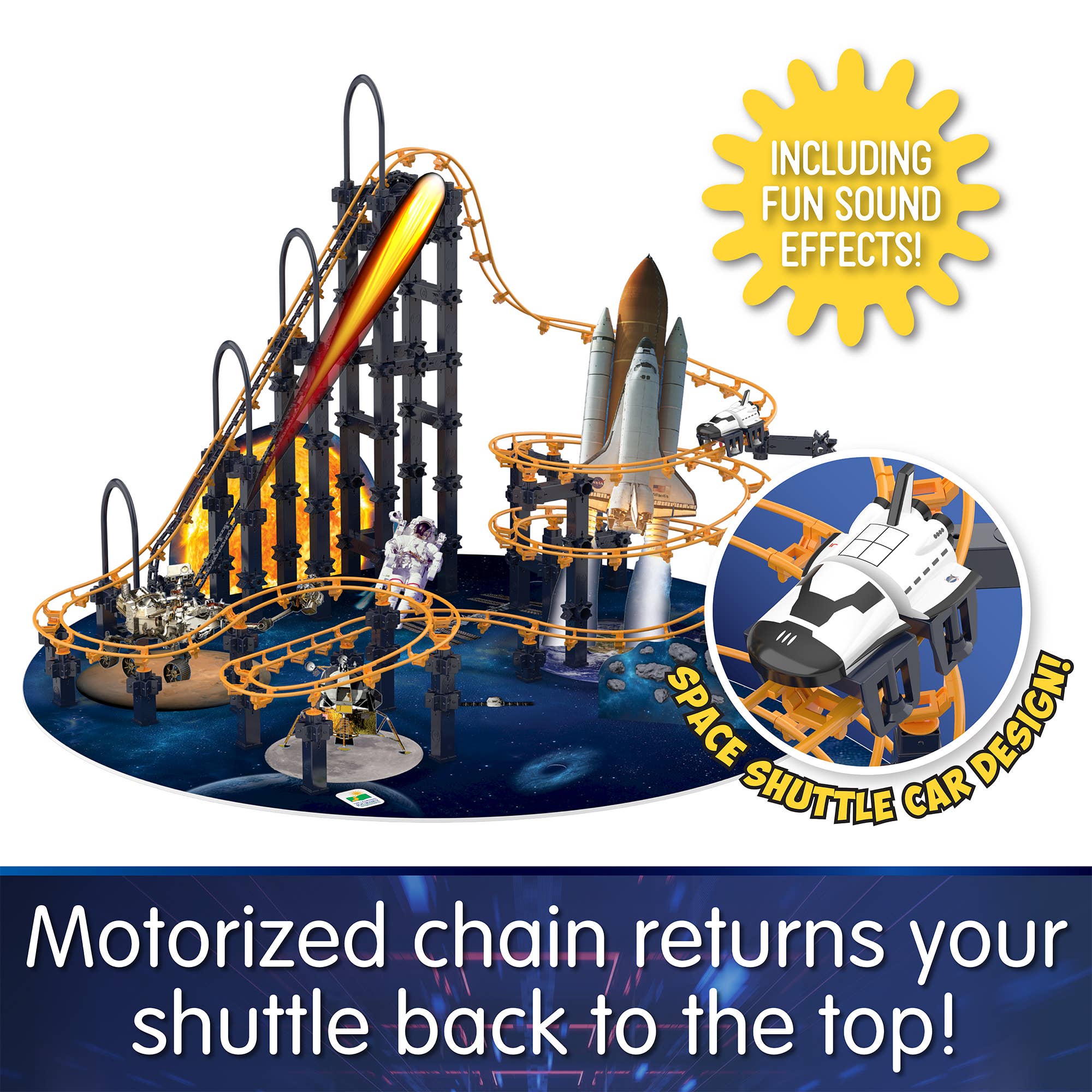 The Learning Journey - Wholesale Toy Set - Kids - Roller Coasters - Techno Trax Galactic Adventure (300+pcs)2