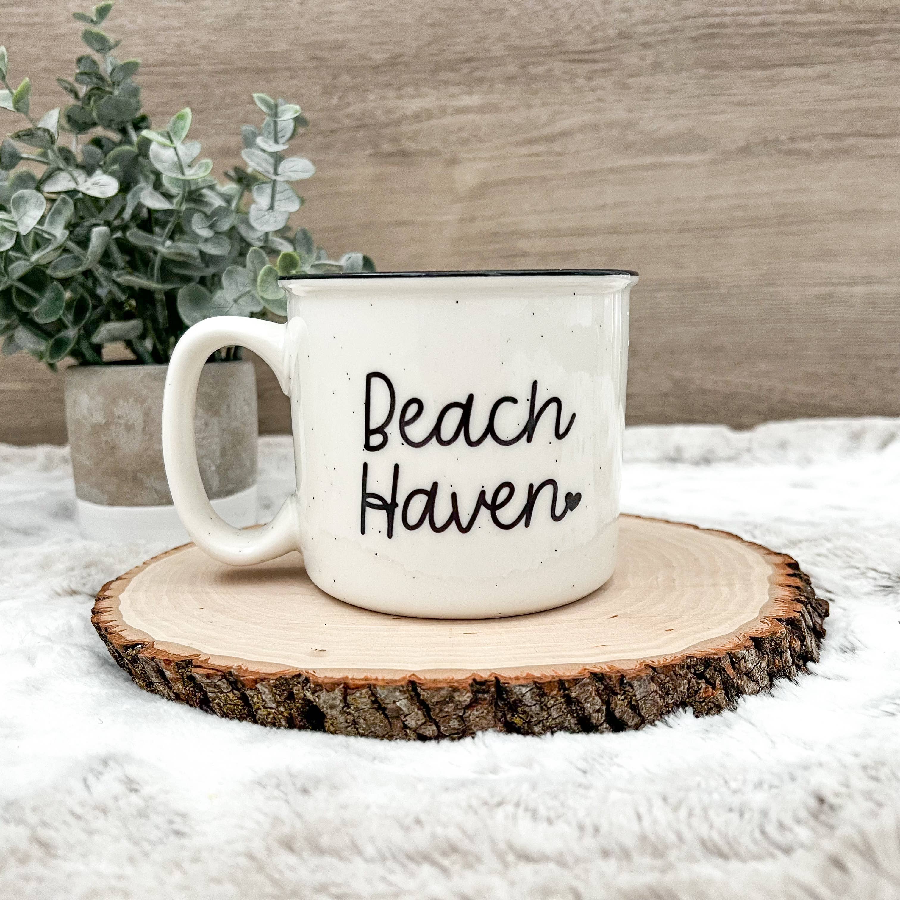 Hometown Hello - Wholesale Coffee Mug - City Name Camper Mug -18 oz- Cursive Heart - Dishwasher Safe5