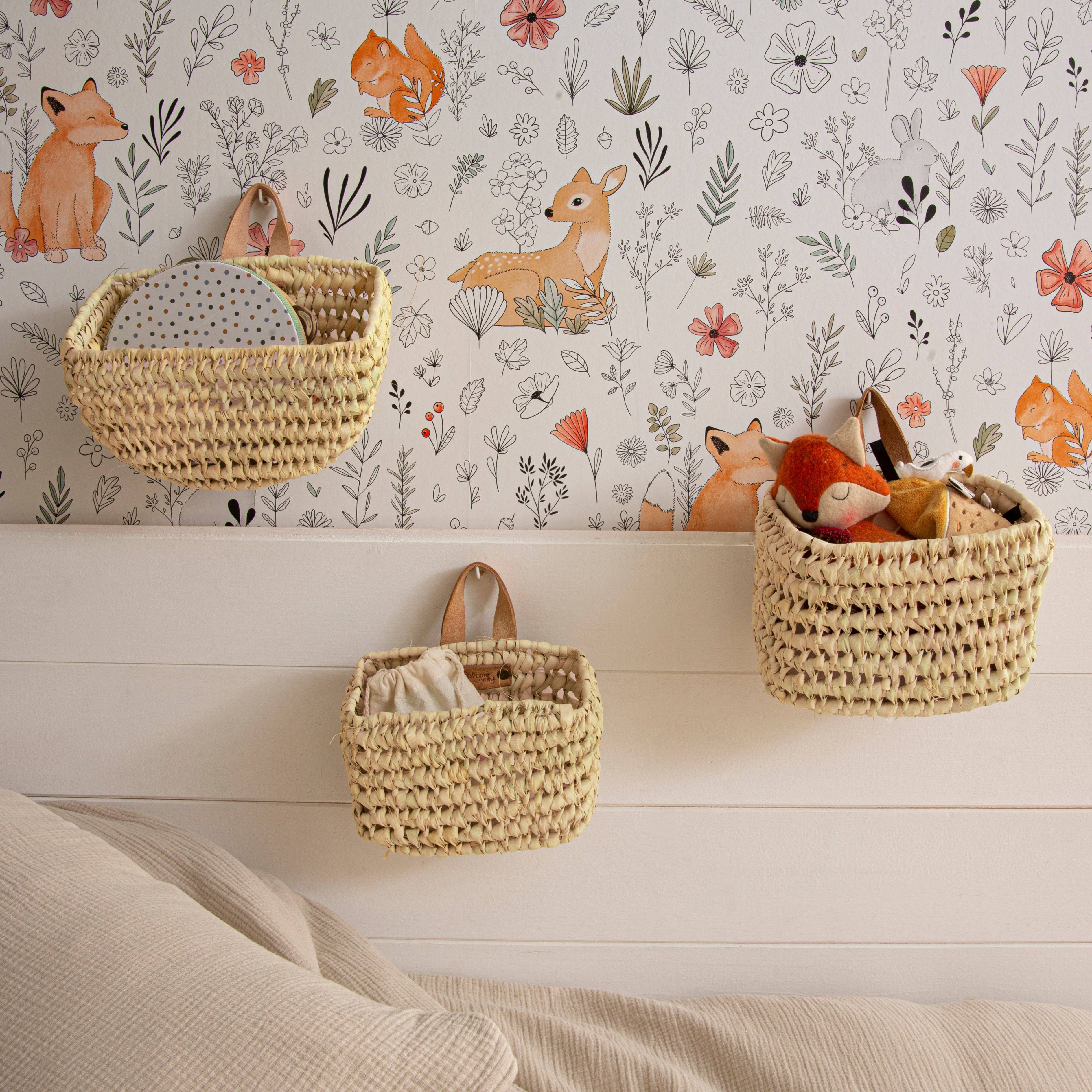 Bohome Living – Cesta por atacado – Cesto suspenso mini retangular2