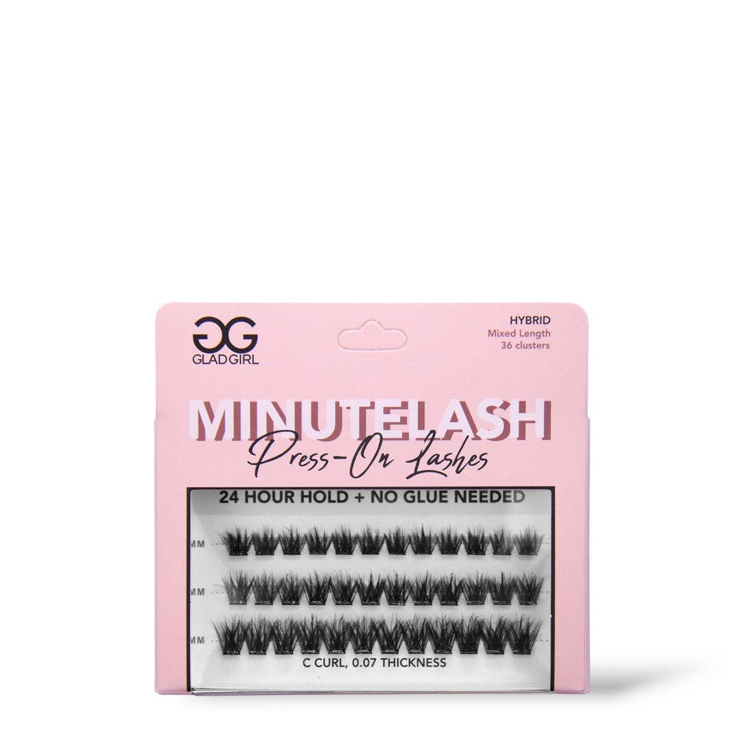 GladGirl - Wholesale False/Fake Eyelashes - MinuteLash Press-On Lashes - 36 Pre-glued Clusters7