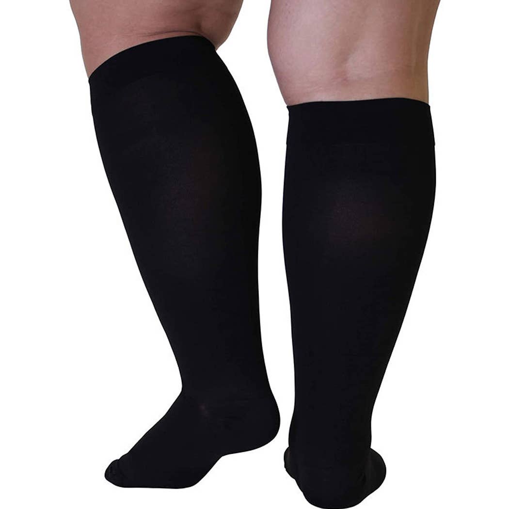 Curvy Fix - Wholesale Socks - Women's - Mid Calf Plus Size Compression Socks - 20-30 mmHg9
