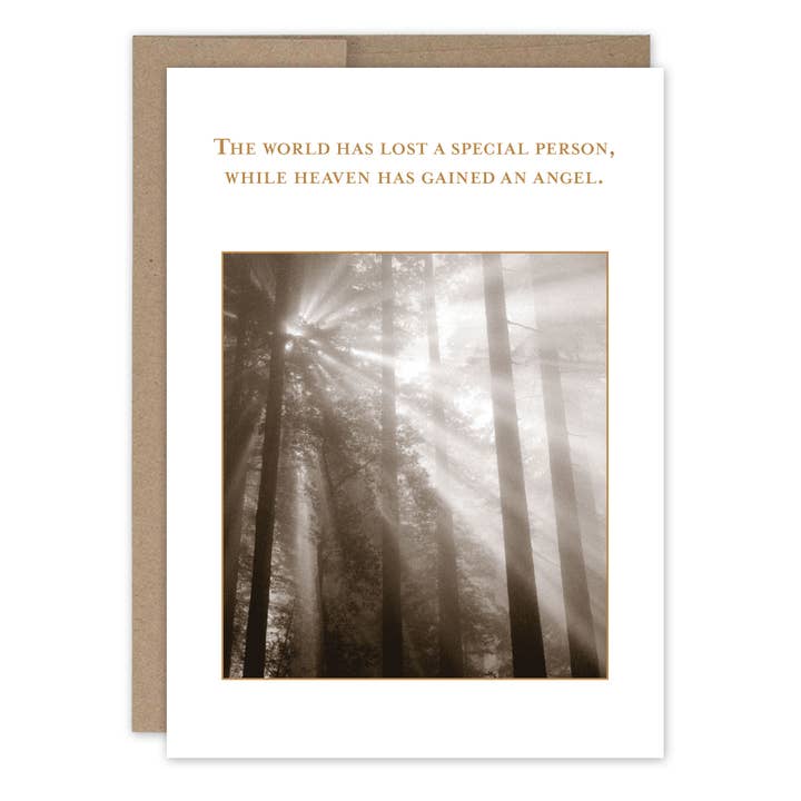 Shannon Martin Design - Wholesale Sympathy Card - Gained An Angel Sympathy Card