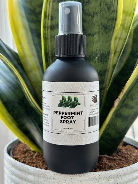 Peppermint Foot Spray for wholesale by Sage & Stone Apothecary