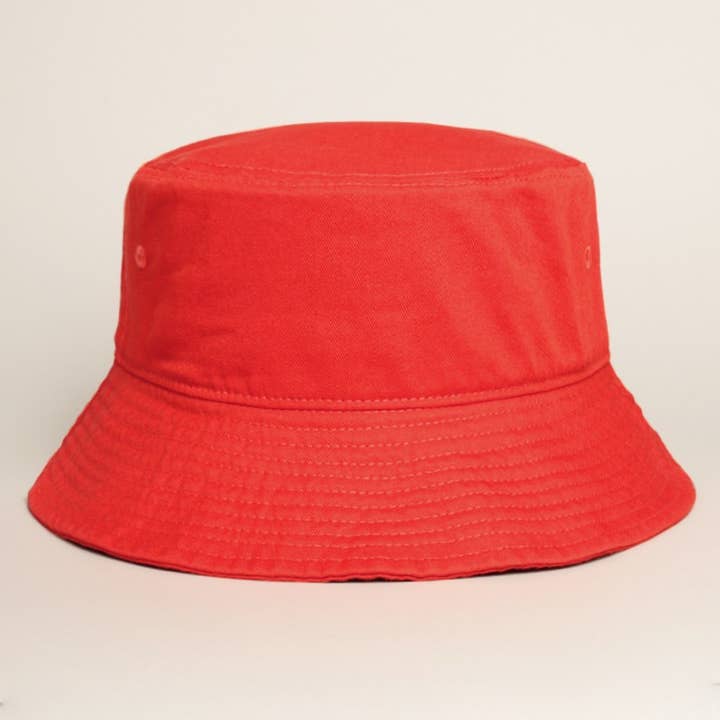 Fashion City - Wholesale Bucket hat – Unisex - Solid Color Cotton Bucket Fisherman Hats