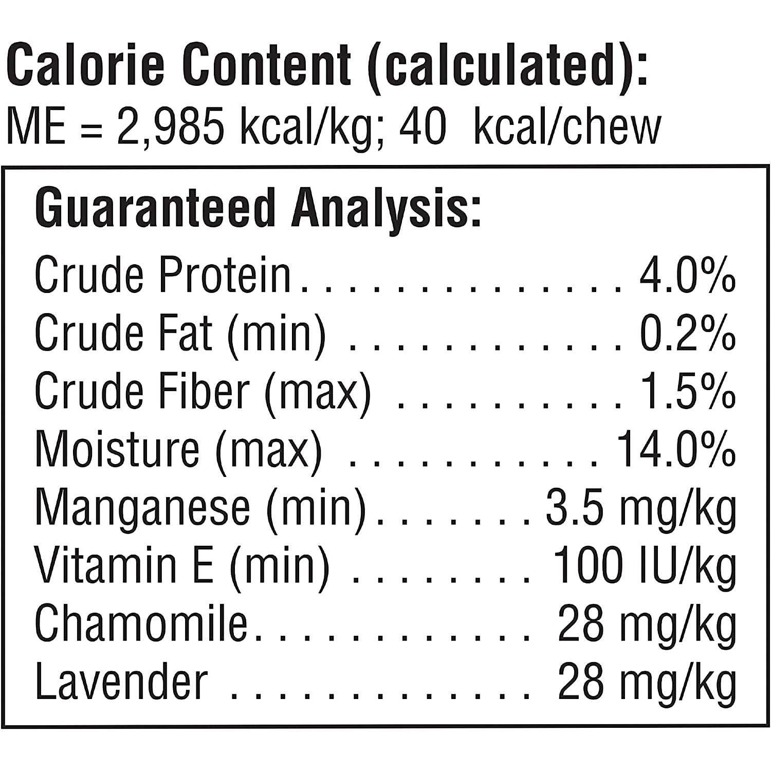 Elite Pet Distributors – wholesale Godis - Hund – Smartbones Calming Care Tuggpinnar 16-pack5