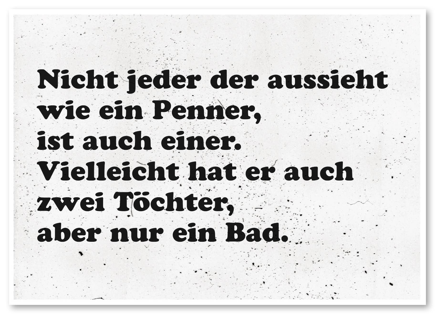 Rabenmütter Verlag UG - Wholesale Postcard - Postcard “bum”1