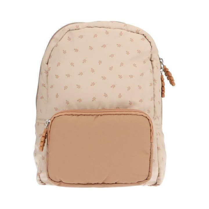 Tutete - Wholesale Backpack - Kids - Padded Children's Backpack Leaves Sand