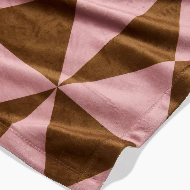 Geometry - Wholesale Throw Blanket - Bronze Butter Blanket