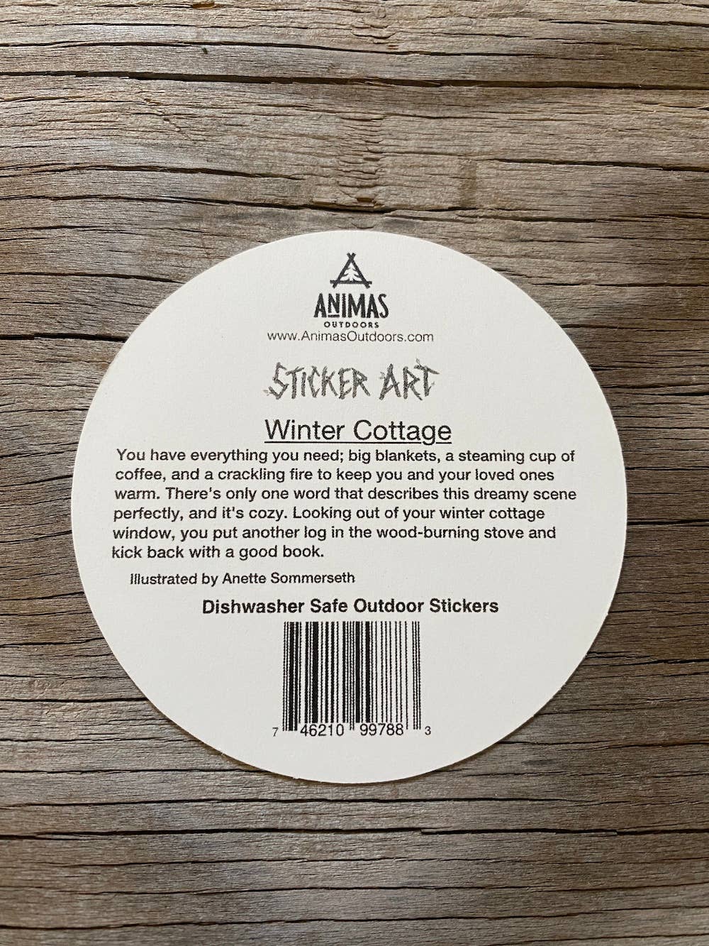 Sticker Art - Wholesale Sticker - Winter Cabin Snow Sticker3