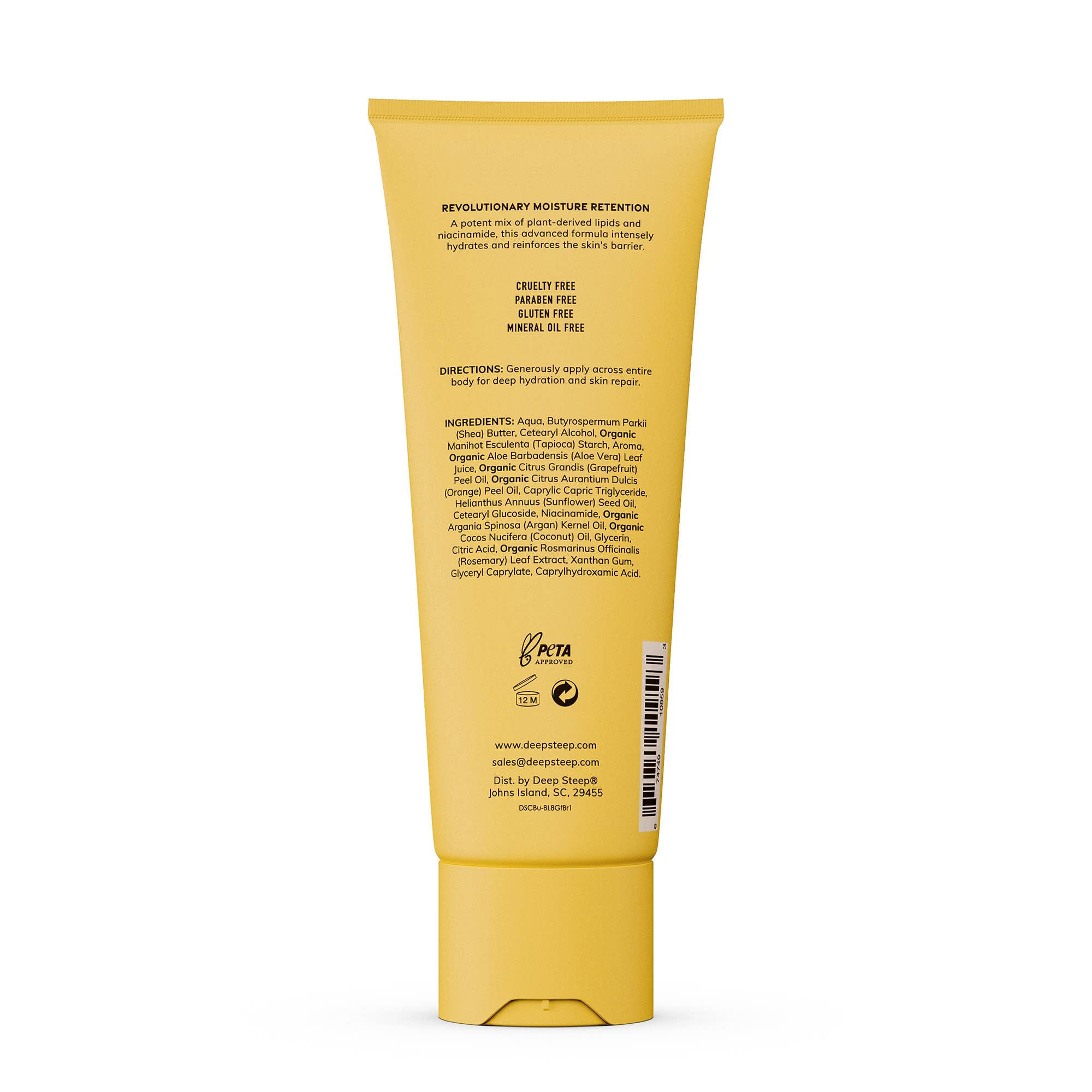 Deep Steep Clean Beauty - Wholesale Body Cream/Lotion - Body Lotion - Grapefruit Bergamot 8oz1