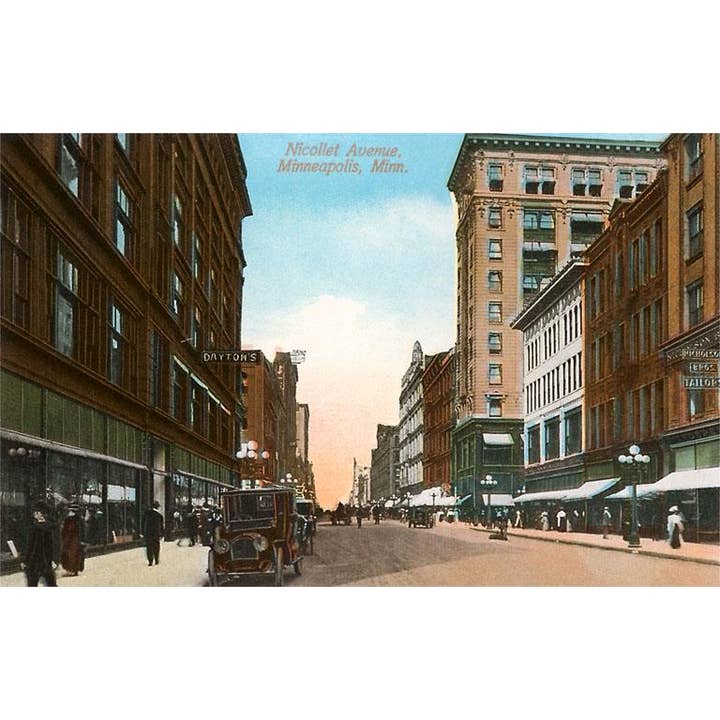 Greeting Card MN-80 Nicollet Avenue, Minneapolis for wholesale by Found Image Press
