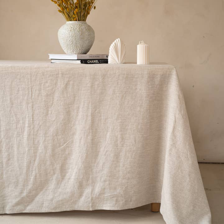 Fairmile Co. - Wholesale Tablecloth - Large European Linen Tablecloth - 104 x 144"0