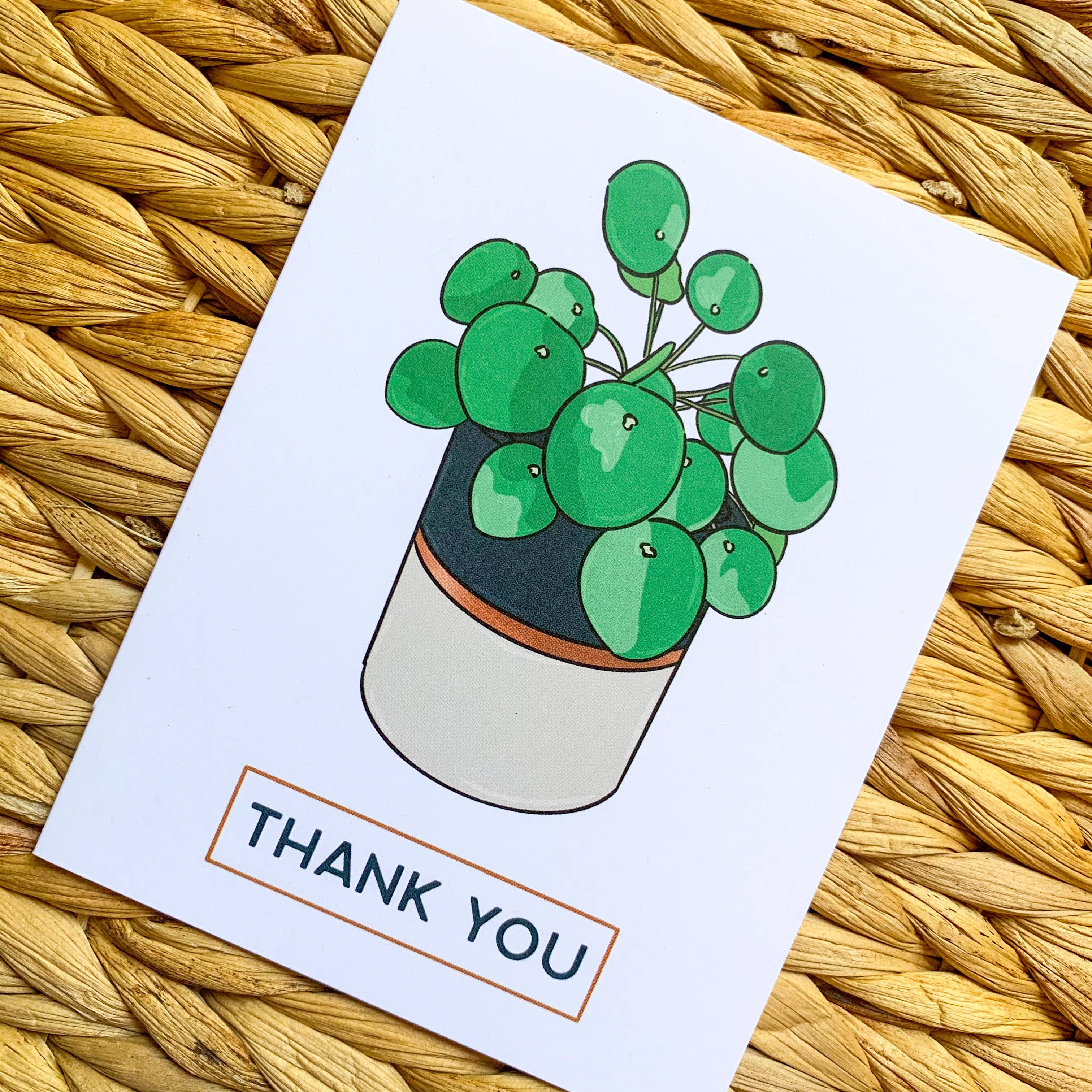 Bean Horse Car Designs - Wholesale Thank You Card - Thank You - Pilea Greeting Card2
