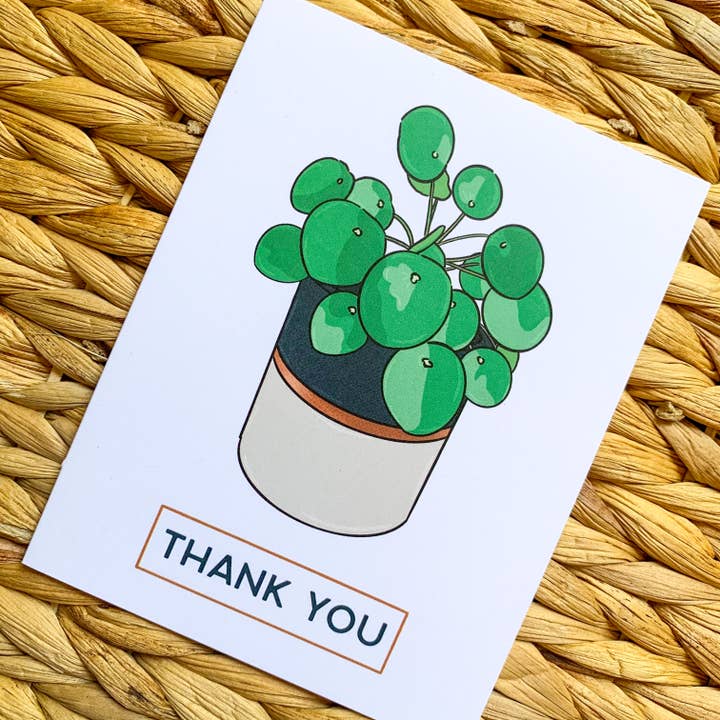 Bean Horse Car Designs - Wholesale Thank You Card - Thank You - Pilea Greeting Card2