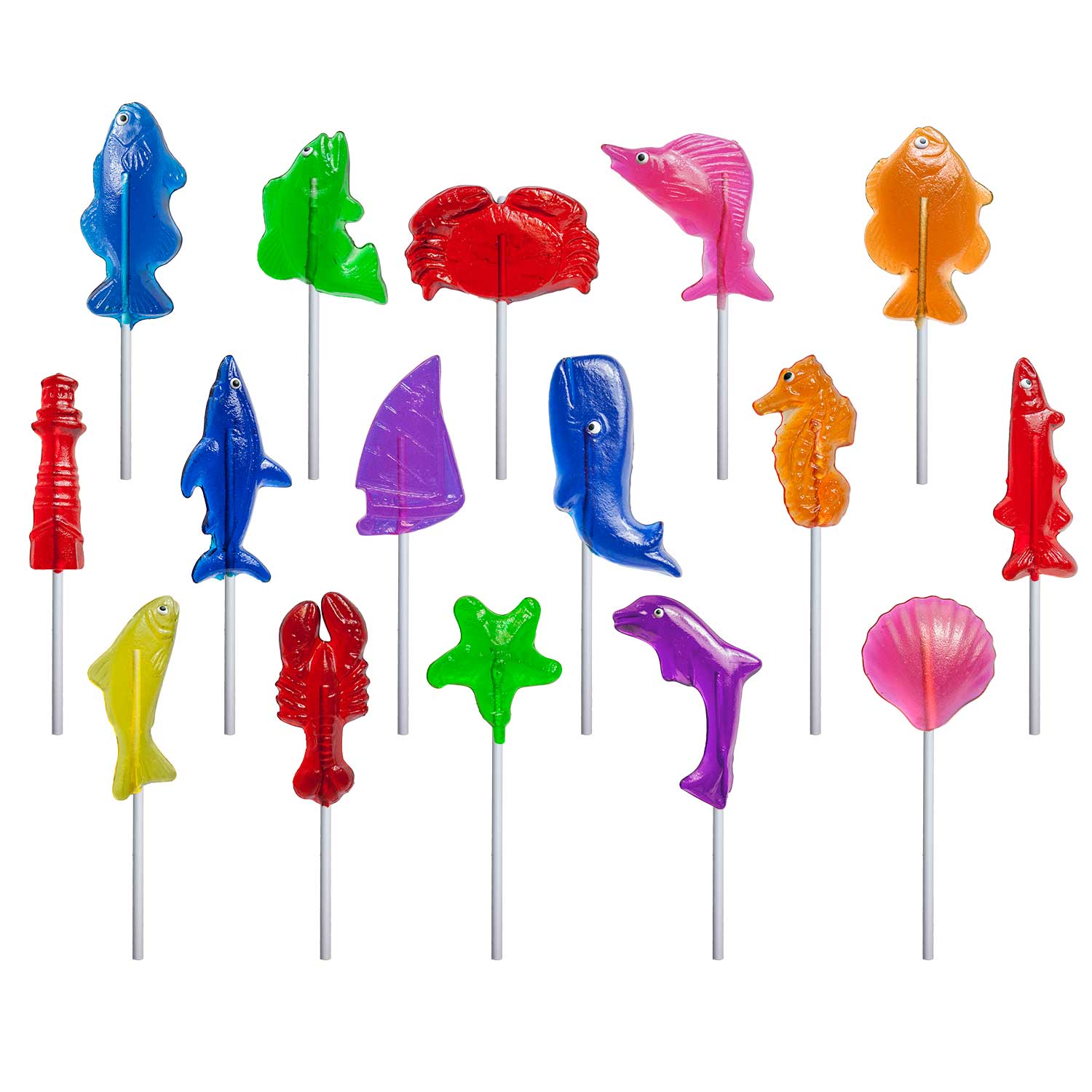 Melville Candy Company - Wholesale Lollipop - Seacoast Lollipops - Assorted1