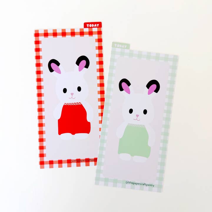 Double-Sided Weeks Pencil Board: Bunny for wholesale by The Paper + Craft Pantry