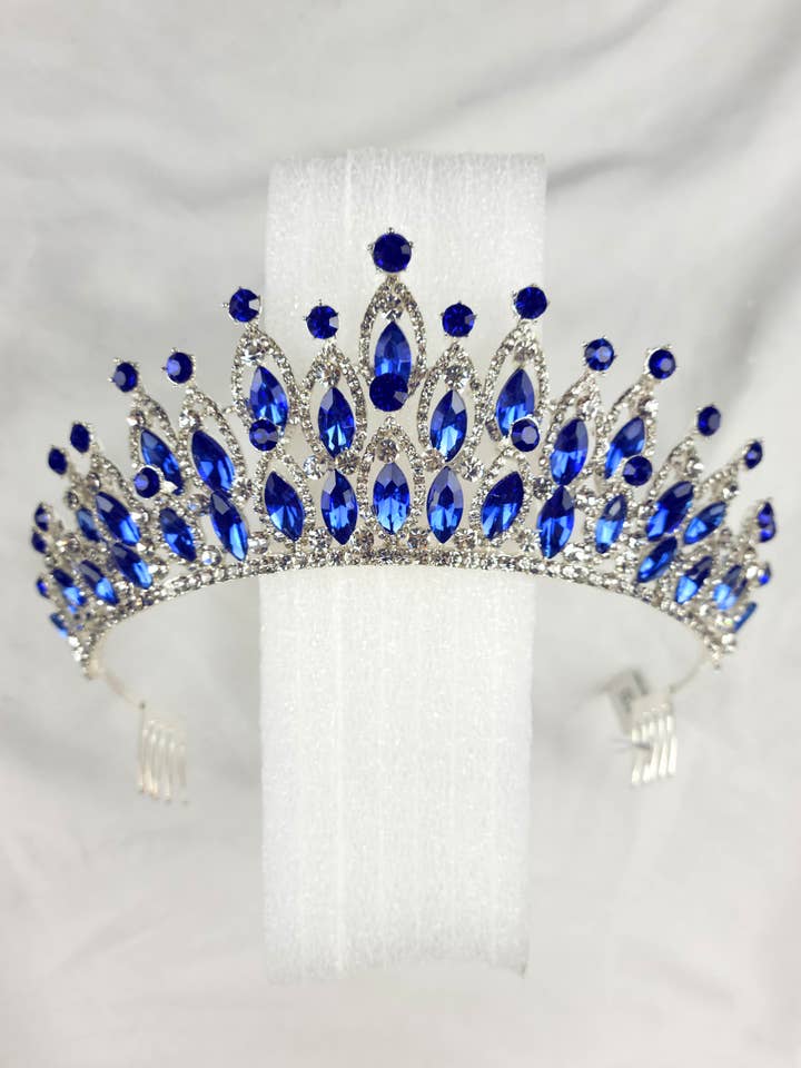 Tiara with jewel rhinestones, one size fits all HT974 for wholesale by Chicas