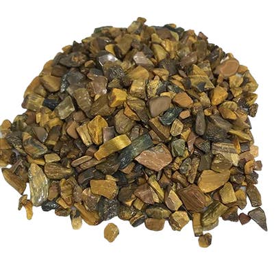 Tiger Eye Gold Rough Chips 1kg for wholesale by Alliz Trading