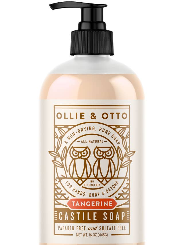 Flüssige Kastilienseife Mandarine für den Großhandel von Ollie & Otto
